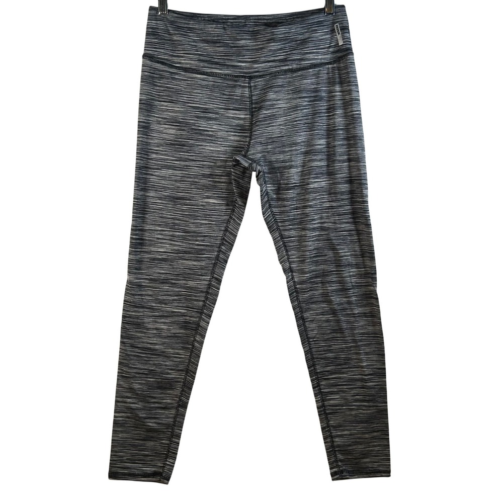 RBX Active Grey Heathered Stretch Athletic Leggings Womens Size L